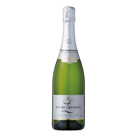  J[ C h Ol N} h [ ubg [NV] 750ml A Xp[NO Les Caves Louis de Grenelle Cremant de Loire Brut gPlatineh