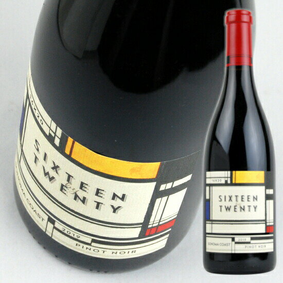 VbNXeB[ oC gDGeB sm m[ \m} R[Xg m2019n ԃC 750ml Sixteen by Twenty Pinot Noir Sonoma Coast