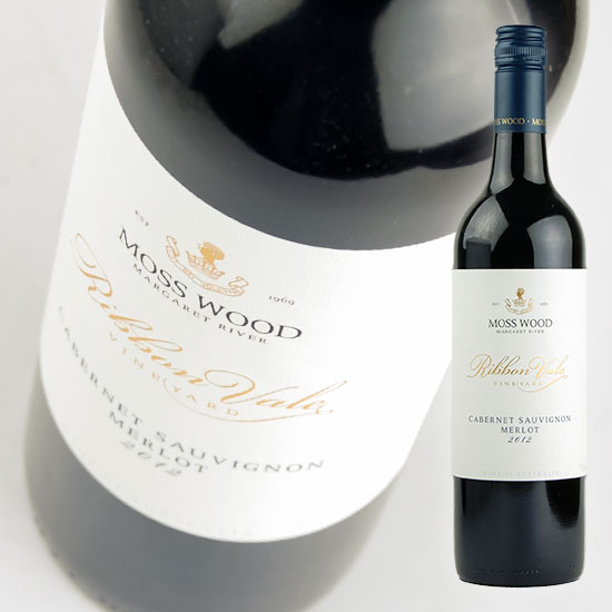 ���X�E�b�h �@���{�����F�C���@�J�x���l�@�\�[���B�j�����@[2021]�@750ml�E�ԁ@ Moss Wood  Ribbon Vale Cabernet Sauvignon Merlot