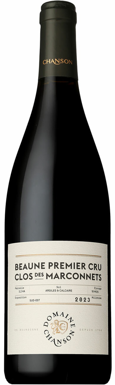 〇ドメーヌ シャンソン ボーヌ プルミエクリュ クロ デ マルコネ  750ml 赤DOMAINE CHANSON BEAUNE PREMIER CRU CLOS DES MARCONNETS