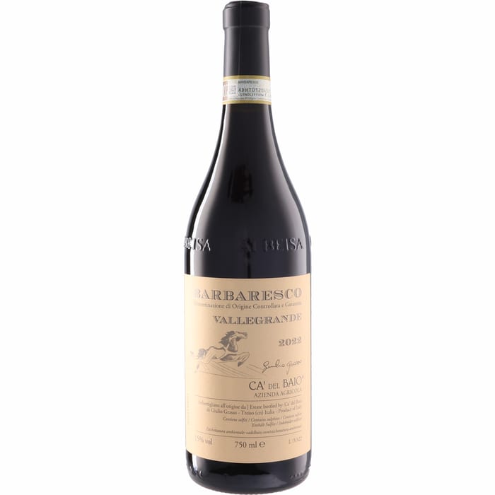 〇カ デル バイオ バルバレスコ ヴァッレグランデ  750ml 赤Ca'del Baio Barbaresco Vallegrande