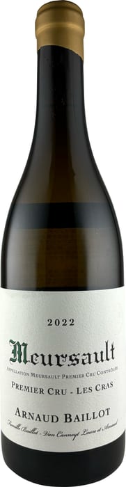 〇アルノー バイヨ ムルソー プルミエ クリュ レ クラ  750ml 白Arnaud Baillot Meursault 1er Cru Les Cras