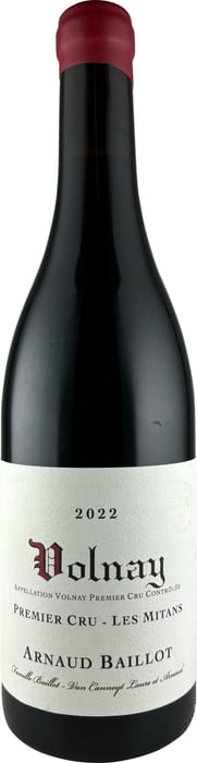 〇アルノー バイヨ ヴォルネイ プルミエ クリュ ミタン  750ml 赤Arnaud Baillot Volnay 1er Cru Mitans