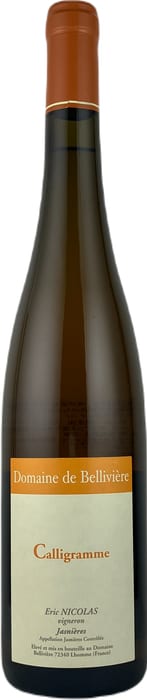 〇ベリヴィエール ジャニエール カリグラム  750ml 白Belliviere Jasnieres Calligramme