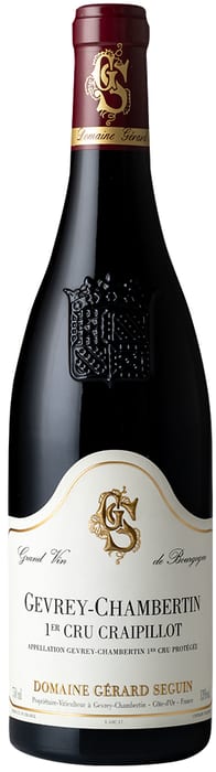 〇ジェラール セガン ジュヴレ シャンベルタン プルミエ クリュ クレピヨ  750ml 赤Gerard Seguin Gevrey Chambertin 1er Cru Craipillot