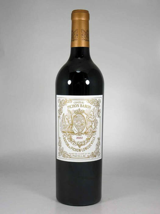 ●ボルドー ポイヤック シャトー ピション ロングヴィル バロン [2022] 750ml 赤Bordeaux Pauillac Ch Pichon Longueville Baron winenation-10027304 WINE NATION 楽天市場店 パッケージ画像