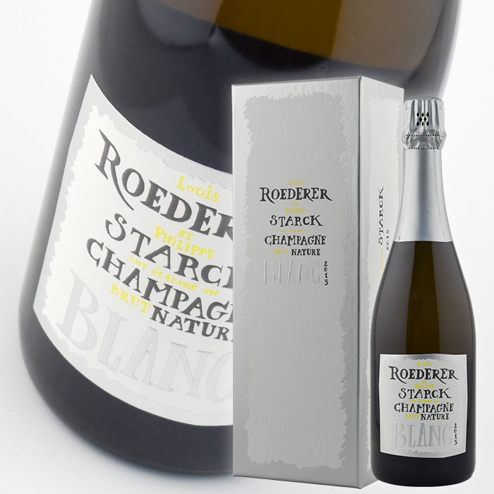 C f[ ubg i`[ u tBbv X^N {bNX [2015] 750ml A Louis Roederer Brut Nature Blanc Philippe Starck