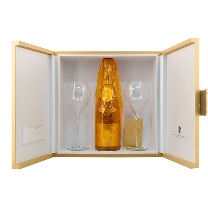 楽天WINE NATION 楽天市場店ルイ ロデレール クリスタル グラス付きセット [2013] 750ml 白泡 箱付 Louis Roederer Cristal 2013 w/Glass