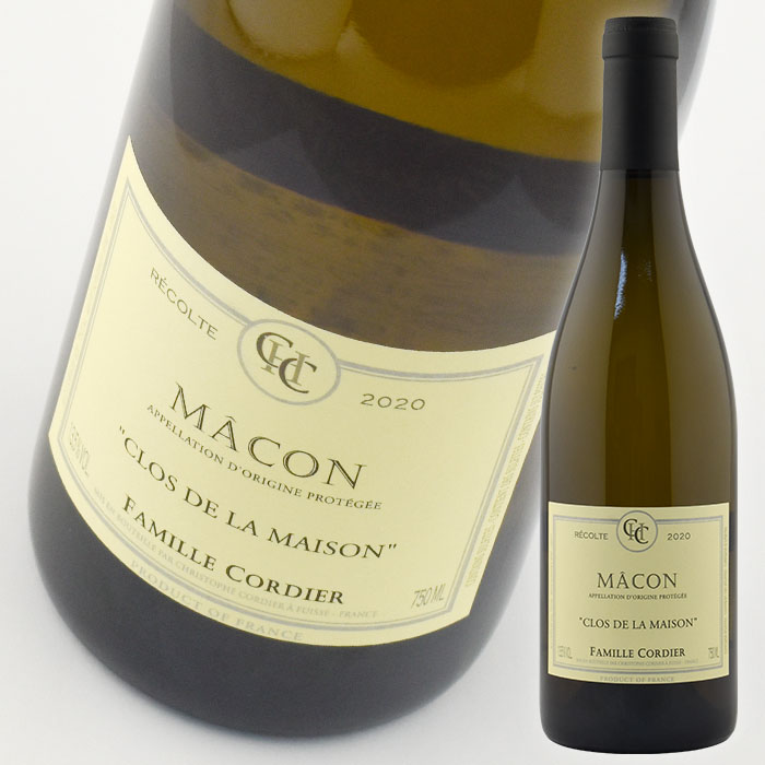 ドメーヌ コルディエ ペール エ フィス マコン クロ ド ラ メゾン  750ml 白 Domaine Cordier Pere et Fils Macon Clos de la Maison