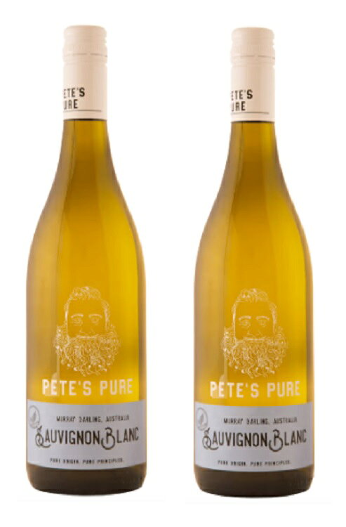 白ワイン,オーストラリア,ワインセット ピーツ ピュア ソーヴィニヨン ブラン 2本セット 白 750ml 送料無料