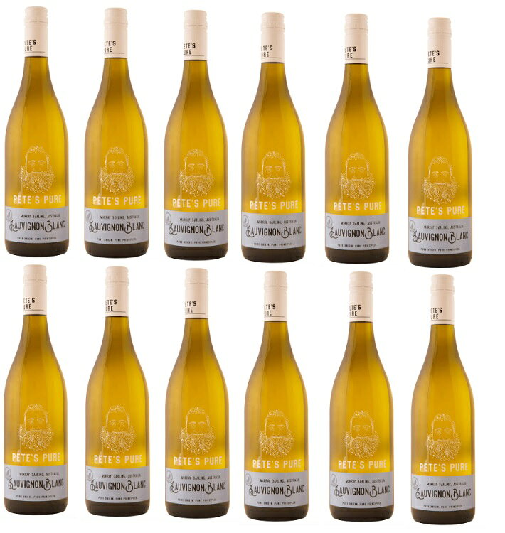 白ワイン,オーストラリア,ワインセット ピーツ ピュア ソーヴィニヨン ブラン 12本セット 白 750ml 送料無料