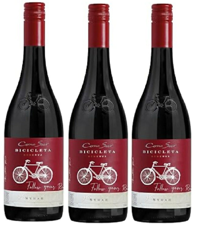 ワインセット コノスル シラー ビシクレタ レゼルバ 750ml 3本セット 赤 送料無料