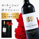 【お買い物マラソン限定300円クーポン有】父の日 早割 ワイン 花 ギフト おすすめ 赤ワイン お花セット 送料無料 お誕生日 誕生日プレゼント プレゼント 結...