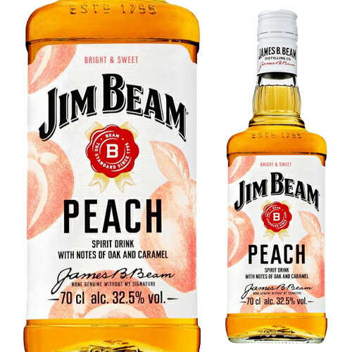 ジムビームピーチ 700ml 32.5度 サントリー バーボン リキュール JIM BEAM PEACH 長S