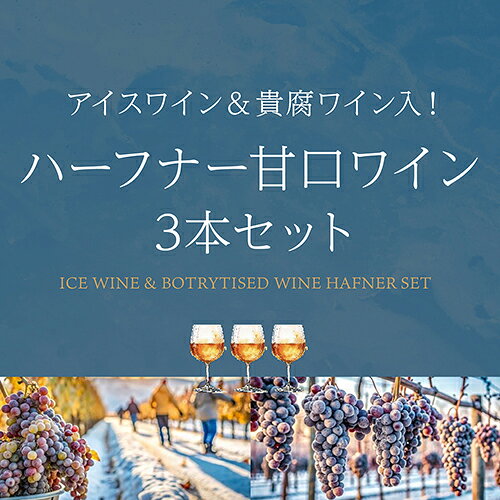 【30h限定！最大3,000円OFFクーポン】【3,330円/本 送料無料】アイスワイン入り ハーフナー甘口3本セット 2弾 350ml 750ml 3本入白ワイン 甘口 スイート デザートワイン ワインセット 浜運A7/5　23:59まで winepro-10003973 WINE PRO楽天市場店 サンプル画像3