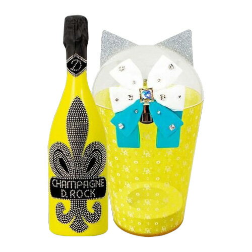 【取り寄せ商品】D.ROCKPEPPY グラシア イエロー 正規品 BOX付 750ml シャンパーニュ やや甘口 シャン..