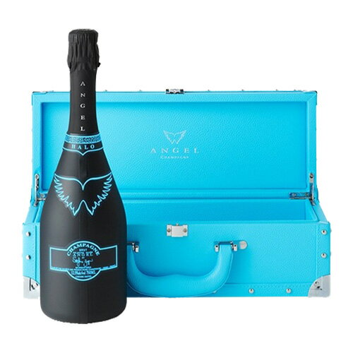 送料無料【正規品エンジェルシャンパン】 エンジェル シャンパンヘイロー ブルー (青) NV 750ml BLUE BOX 専用箱入りシャンパン ラグジュアリー シャンパーニュ 光るボトル ルミナス 映え 浜運A お祝い ギフト プレゼント ギフト パーティー 新年会