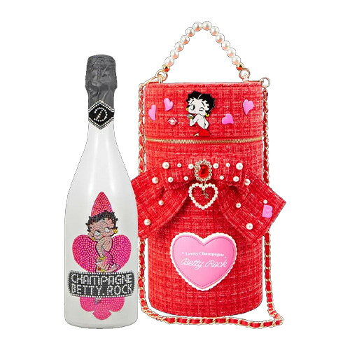 D.ROCKシャンパン ベティーロック ツイード レッド [NV] 正規品 ツイードbox付 750ml BETTY.ROCK TWEED RED 限定ボトル BETTY BOOP シャンパーニュ やや甘口 シャンパン 虎 winepro-10008590 WINE PRO楽天市場店 サンプル画像3