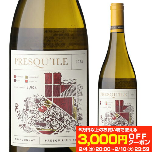 【最大3,000円OFFクーポン】プレスキール ヴィンヤード シャルドネ [2023] プレスキール 750mlアメリカ サンタ バーバラ 辛口 白ワイン 浜運A2/10 23:59まで
