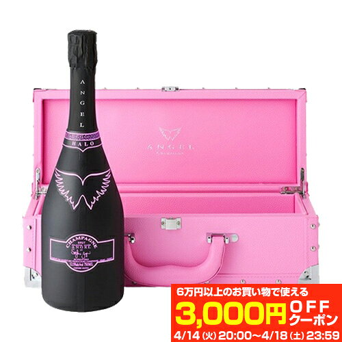 【最大3,000円OFFクーポン】送料無料【正規品エンジェルシャンパン】 エンジェル シャンパンヘイローピンク (桃) NV 750ml PINK BOX 専用箱入りシャンパン ラグジュアリー シャンパーニュ 光るボトル ルミナス 映え アウトドア4/18 23:59まで