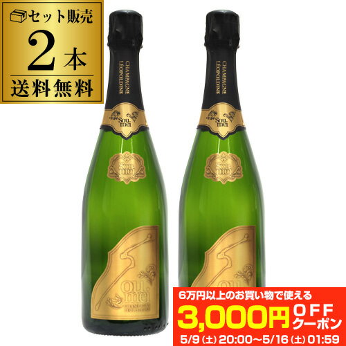 LONGCHAMP\' - 1本あたり25,200円(税込) ソウメイ ブリュット NV Soumei Brut 750ml 2本入正規品 フランス シャンパーニュ シャンパン ケース 浜運A レオポルディーヌ・ソウメイ 辛口 ピノ・ムニエ47% ピノ・ノワール30% シャルドネ23% アンボネイ 家族経営 NM ギフト プレゼント