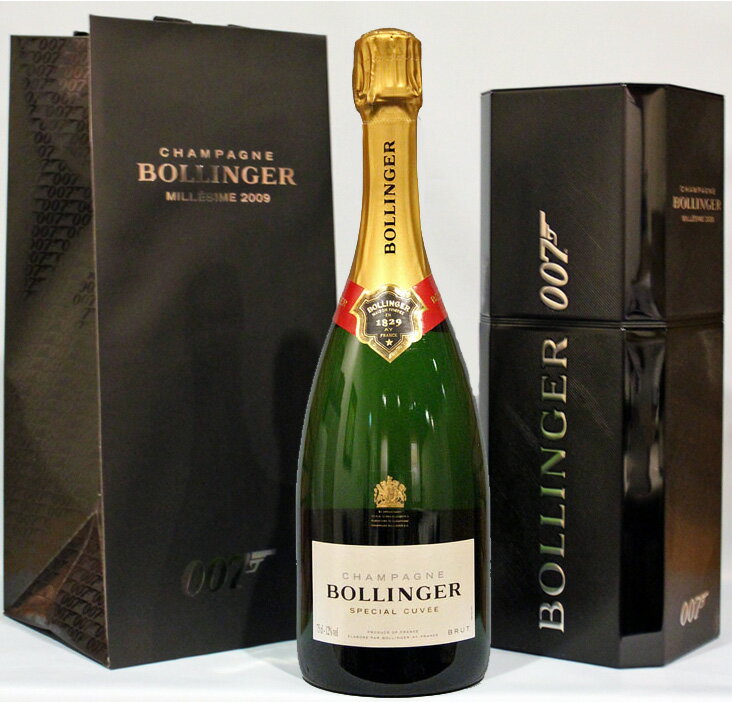 ボランジェ スペシャルキュヴェ　007 SPECTRE James Bond LIMITED EDTION BOXBollinger special cuvee 限定BOX　クーラー付き