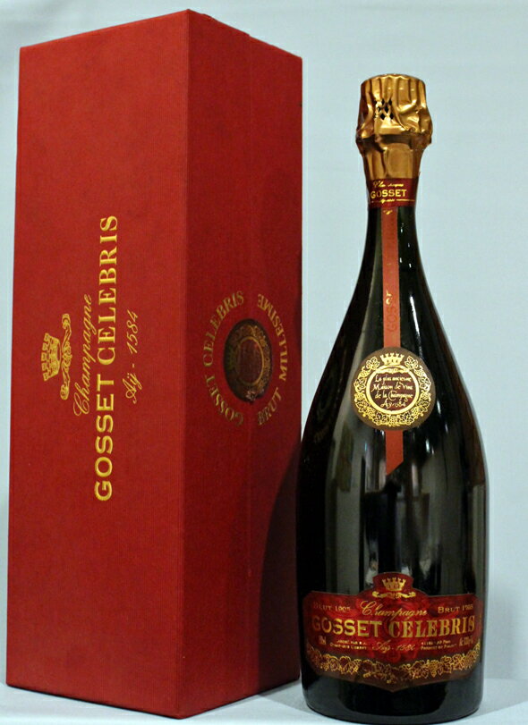 ゴッセ　セレブリス　ブリュット[1995]CELEBRIS BRUT GOSSET 750ml 化粧箱付き