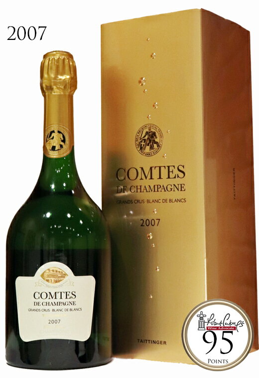 コント・ド・シャンパーニュ ブラン・ド・ブラン ミレジム [2007] テタンジェ TAITTINGER Comtes de Champagne Blanc de Blancs Millesime BOX 750ml シャンパン スパークリングワイン スパークリング ワイン ギフト プレゼント 辛口