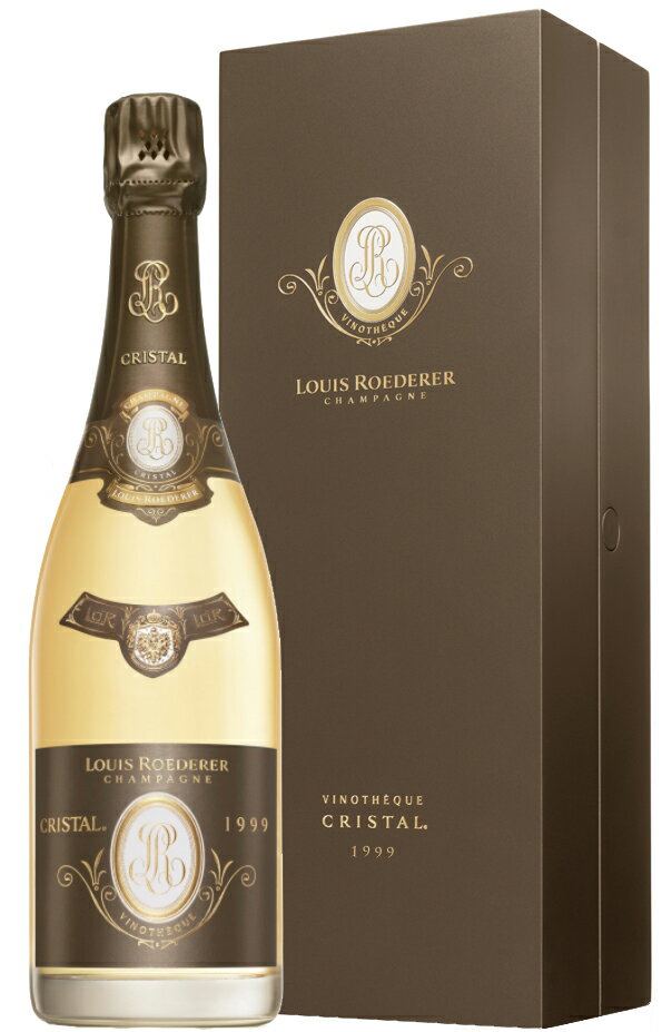 クリスタル　ヴィノテック [1999]ルイ ロデレールVinotheque CRISTAL LOUIS ROEDERER 【Box】 750ml シャンパーニュシャンパン スパークリングワイン スパークリング ワイン ギフト プレゼント 辛口 父の日