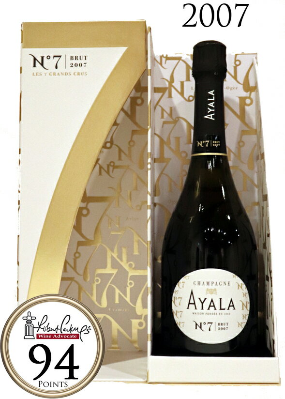 父の日 コレクション・アヤラNo.7 シャンパーニュ[2007]Collection Ayala Cuvee No.7 Champagne Ayala AYALA Champagne Brut 750ml シャンパン スパークリングワイン スパークリング ワイン ギフト プレゼント