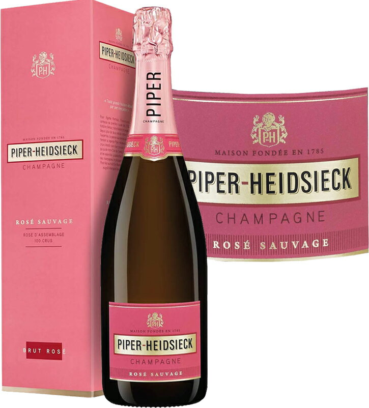 パイパー エドシック ブリュット ロゼ ソヴァージュ[ボックス付]PIPER HEIDSIECK BRUT ROSE SAUVAGE　[BOX] CHAMPAGNE 750mlシャンパン スパークリングワイン スパークリング ワイン ギフト プレゼント 辛口