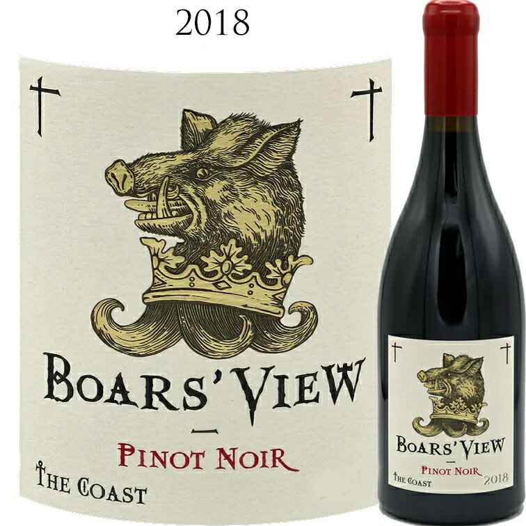 【ポイントUP】ボアズ ビュー ザ コースト ピノ ノワール [2018]ソノマコースト Boars' View Pinot Noir the Coast ボアーズビュー ボワズ カリフォルニア ボアズ ヴュー 750ml 赤ワイン