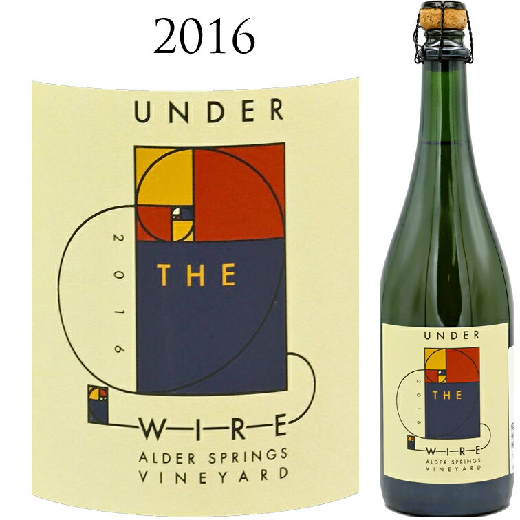 淡いロゼ泡 アンダー ザ ワイヤー ピノノワール アルダー スプリングス ヴィンヤード スパークリング ワイン 2016 Under The Wire Pinot Noir By Morgan Peterson Brut Sparkling(Bedrock Wine Co. ) 750ml モーガン ピーターソン