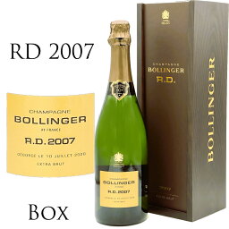 【ポイントUP】【正規品】ボランジェ　RD　2007Bollinger R.D. 750m BOXRD　アールディー シャンパン 辛口　アール・ディー　箱付き