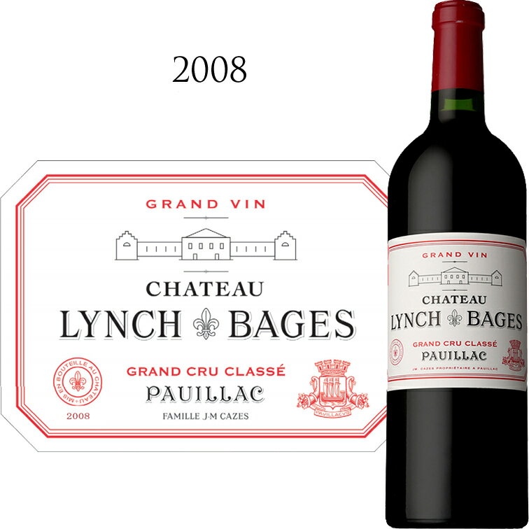 【ポイントUP】シャトー ランシュ バージュ[2008]CH.LYNCH BAGES PAUILLAC 750ml 赤ワイン