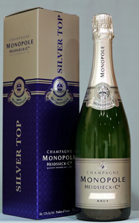 シルバー・トップ ブリュット　エドシックモノポール[NV]HEIDSIECK & Co. MONOPOLE Silver Top Brut BOX