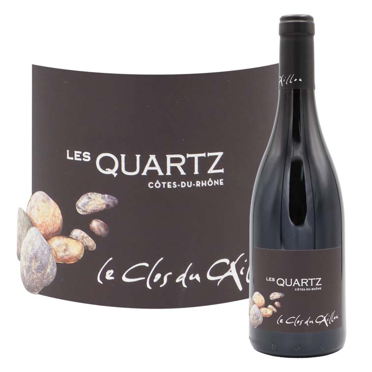 コート デュ ローヌ ルージュ レ クオーツ ル クロ デュ カイユ 2021Cotes du Rhone Rouge Les Quartz Le Clos d...