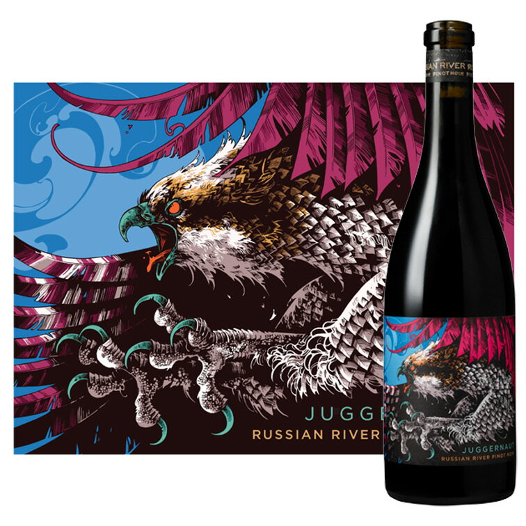 ジャガーナット ピノ ノワール ロシアン リヴァー ヴァレー カリフォルニア 2020 by ボーグルBogle Juggernaut Pinot Noir Russian River Valley California 750ml赤ワイン 赤 ワイン フルボディ ジャケ買い フォトジェニック