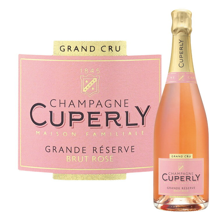 キュペルリー グランド レゼルヴ ロゼ グランクリュ ブリュット[NV]シャンパーニュ Cuperly Grande Reserve Grand Cru Brut Champagne 750ml