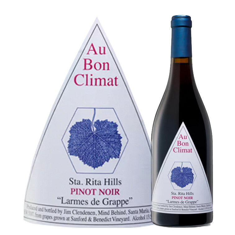 オーボン クリマ ラーム ド グラップ ピノノワール カリフォルニア 2019Au Bon Climat "Larmes de Grappe" Pinot Noir Santa Rita Hills California 750ml赤ワイン 赤 ワイン ギフト プレゼント ABC オ ボン