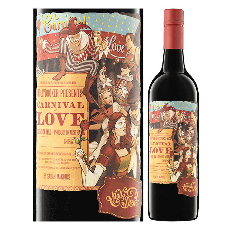 【ポイントUP】モリードゥーカー カーニバル オブ ラブ 2021Mollydooker Carnival of Love 750ml赤ワイン 赤 ワイン ギフト プレゼント オーストラリア 辛口 フルボディ 希少 レア ハロウィン インスタ 映え ジャケ買い