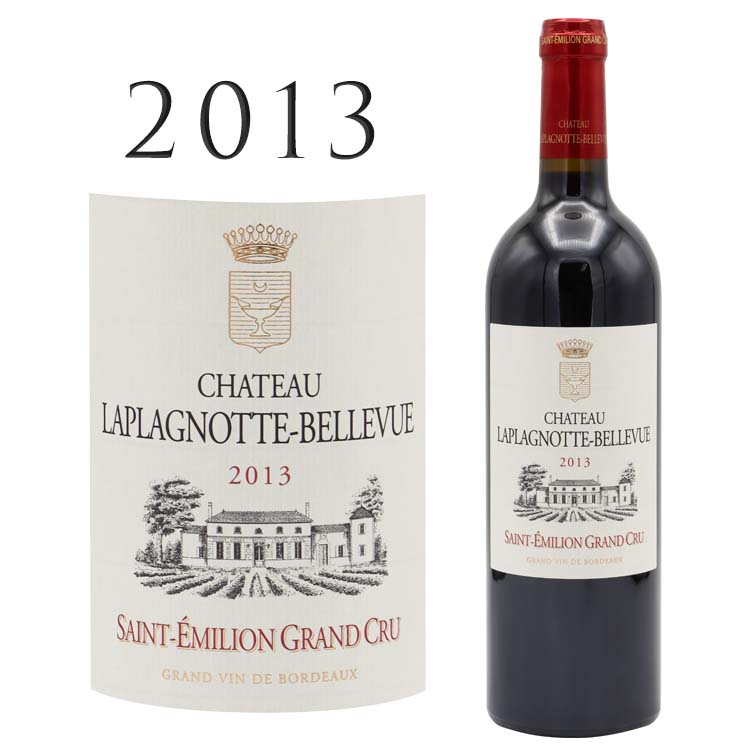 シャトー ラプラニョット ベルヴュ [2013] サンテミリオン グランクリュ Chateau Laplagnotte Bellevue Saint Emilion Grand cru 赤ワイン 赤 ワイン リブルネ リブルヌ地区 右岸 ボルドー 高級