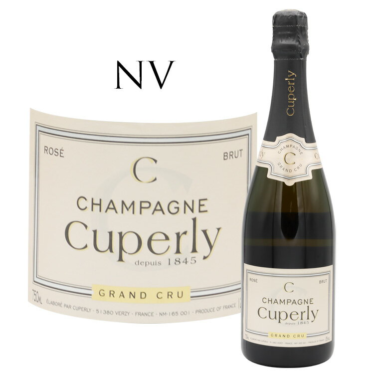 キュペルリーグラン レゼルヴ ロゼ グランクリュ ブリュット[NV]シャンパーニュ Cuperly Grande Reserve Grand Cru Brut Champagne 750ml