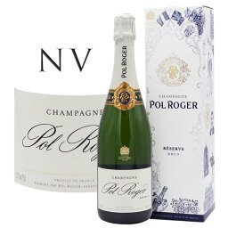 ポル・ロジェ ブリュット・リザーヴ [NV]　POL ROGER Brut Reserve BOX ポールロジェ　箱付き 750ml シャンパン スパークリングワイン スパークリング ワイン 辛口