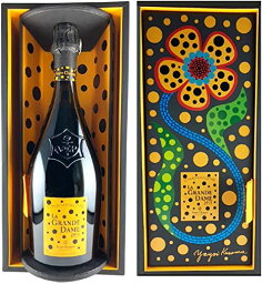 ヴーヴ クリコ ラ グランダム 草間彌生 コラボ 2012 VEUVE CLICQUOT LA GRANDE DAME YAYOI KUSAMA ギフトボックス 箱付 シャンパン 750ml フランス シャンパーニュ 白ワイン 白 辛口 泡 ワイン 熨斗 のし対応 贈り物 贈り物 贈答 ギフト 誕生日 プレゼント