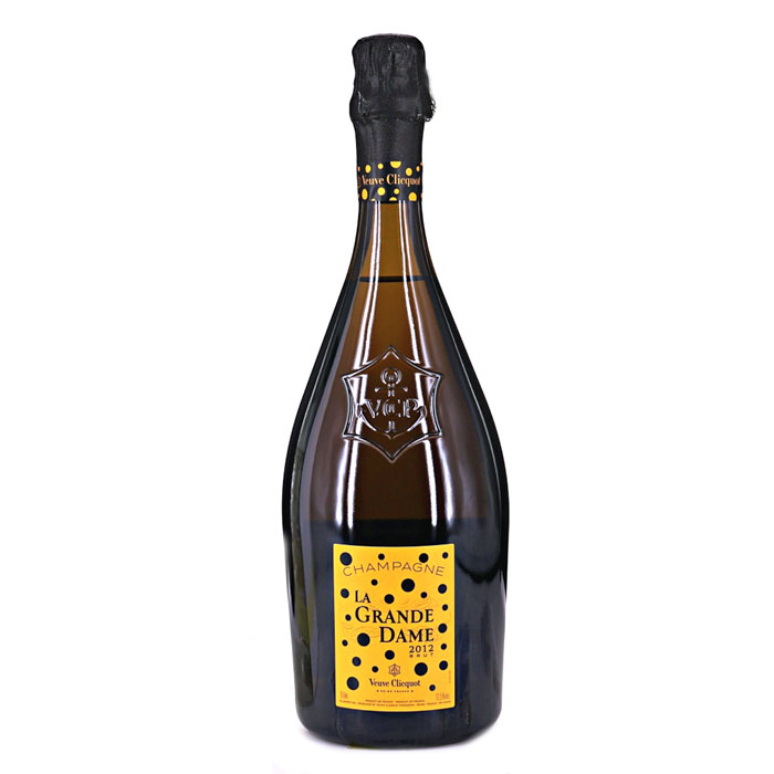 ヴーヴ クリコ ラ グランダム 2012 草間彌生 コラボ 箱なし VEUVE CLICQUOT LA GRANDE DAME YAYOI KUSAMA シャンパン 750ml フランス シャンパーニュ 白ワイン 白 辛口 泡 ワイン 贈り物 贈り物 贈答 ギフト 誕生日 プレゼント