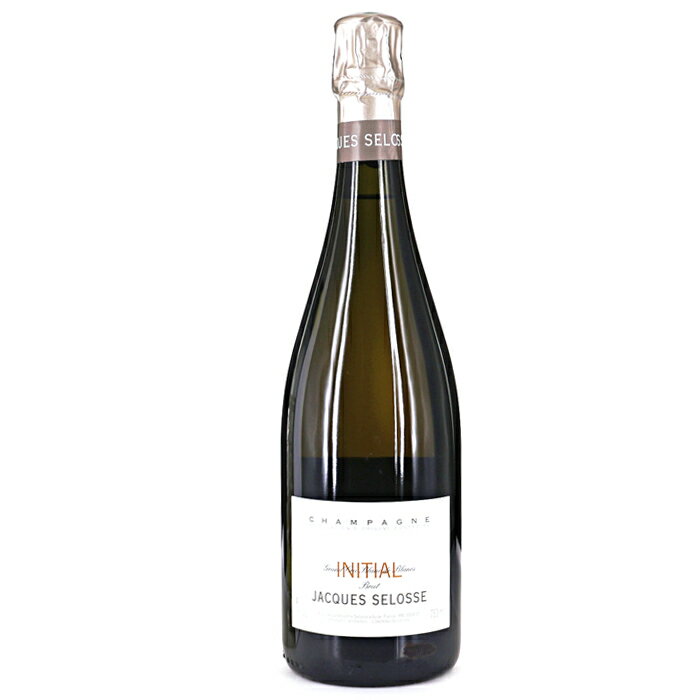 【ボトル傷】ジャック セロス ブリュット イニシャル NV 750ml 泡白 シャンパーニュ シャンパン フランス Jacques Selosse Brut Initial Grand Cru ワインアドヴォケイト94点 ワイン 贈り物 ギフト 誕生日 プレゼント