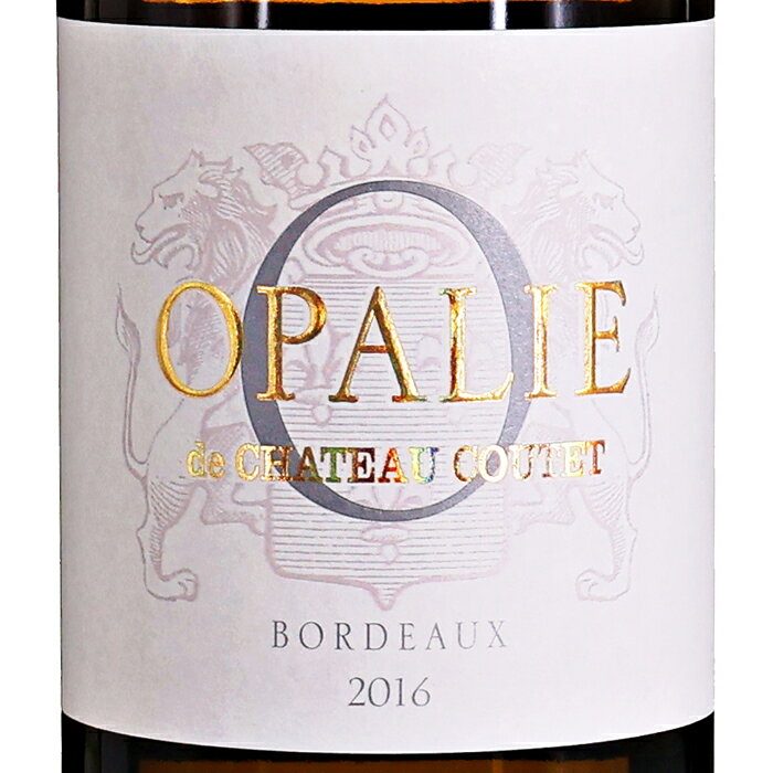 オパリー ド シャトー クーテ 2016 白ワイン フランス ボルドー Opalie de Chateau Coutet Barsac ソーテルヌ バルサック 750ml パーカーポイント90点 白 ワイン 高級 贈り物 ギフト 誕生日 プレゼント winetrusty-10000491 ワイン輸入直販 WINE TRUSTY サンプル画像2