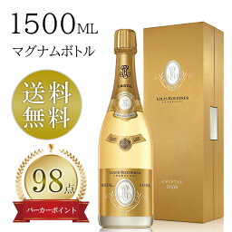 【全品P5倍★お買い物マラソン特別価格】ルイ ロデレール クリスタル 2008 マグナム 1500ml Louis Roederer Cristal シャンパン フランス シャンパーニュ ギフトボックス付