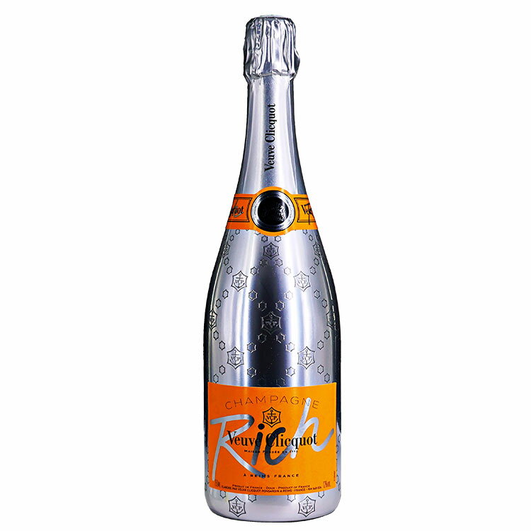 ヴーヴ クリコ リッチ NV Veuve Clicquot Rich フランス シャンパーニュ 甘口 シャンパン 750ml 泡白 ワイン 高級 贈り物 ギフト 誕生日 プレゼント